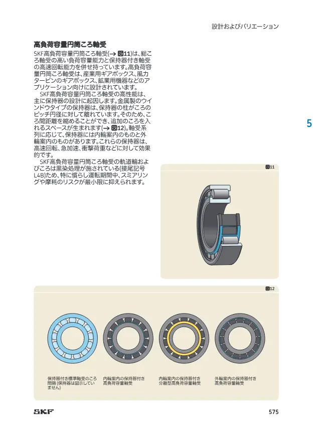 High Load Capacity Cylindrical Roller Bearing on page 10 of SKF "SKF 円筒ころ軸受 (カタログ抜粋)"