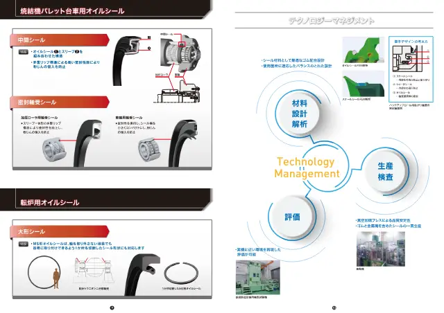 Large-Diameter Seal (MS) on page 6 of JTEKT Corporation "鉄鋼設備用 オイルシール (Oil Seal for Steel Production Equipment) CAT.NO.RA002JA-0CH"